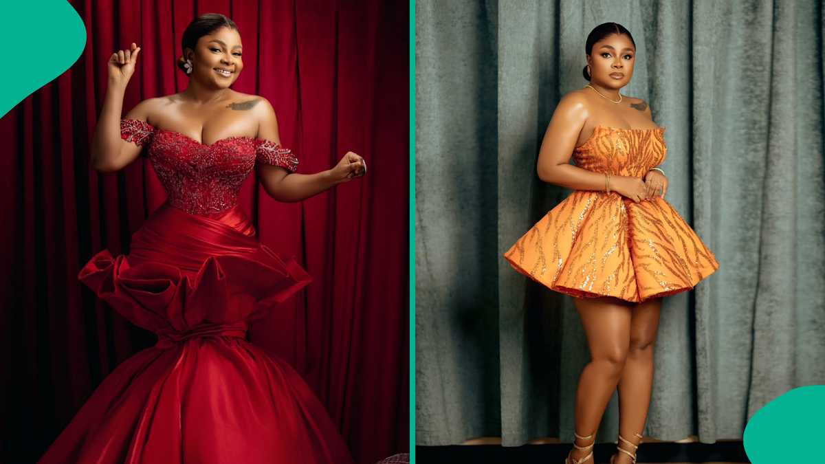 5 Times Bimbo Ademoye Glowed In Dazzling Dresses That Flaunted Her Curves: "Show Stopper"