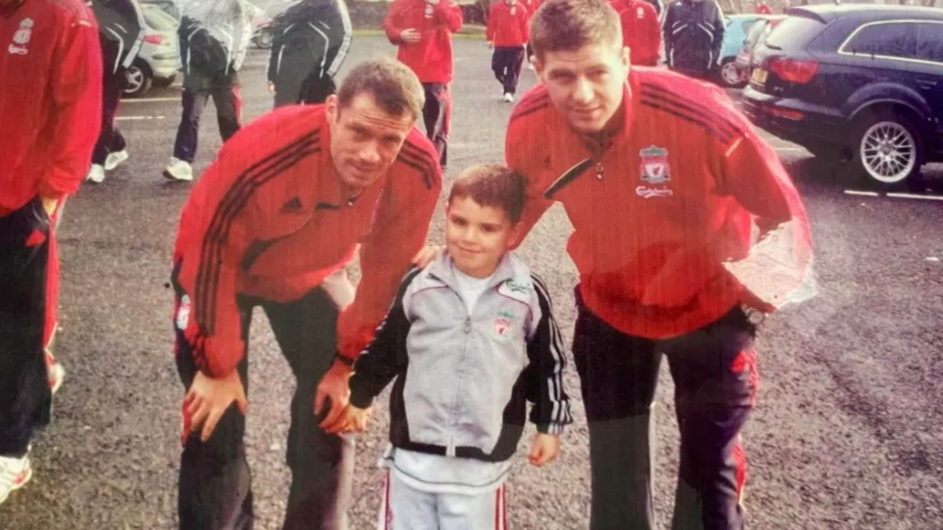 Accrington Stanley star Connor O'Brien reveals adorable childhood photo with Liverpool legends ahead of FA Cup clash