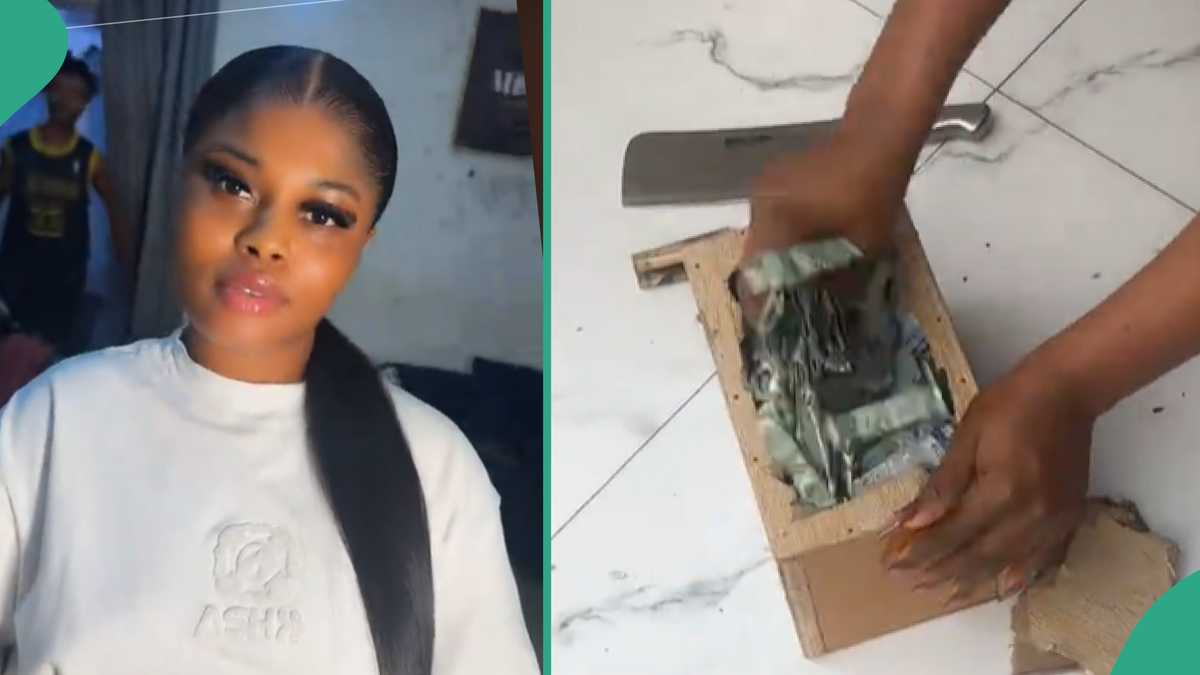 Amount of Money in Lady's Piggy Bank Stuns Social Media Users After She Broke it