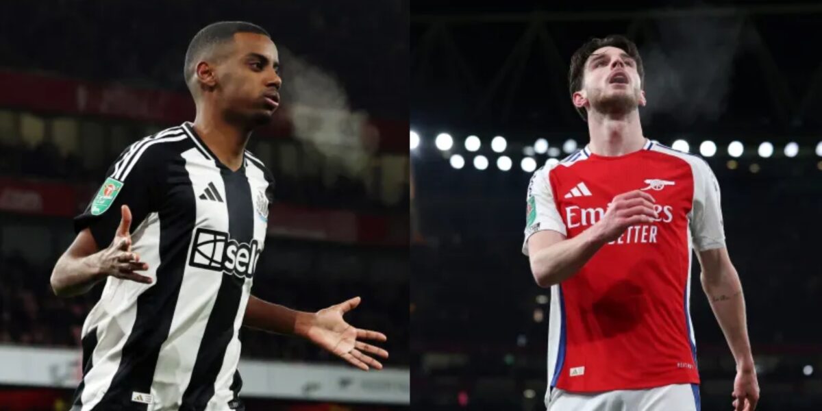 Arsenal face uphill task after Newcastle's 2-0 win in Carabao Cup semi-final first leg