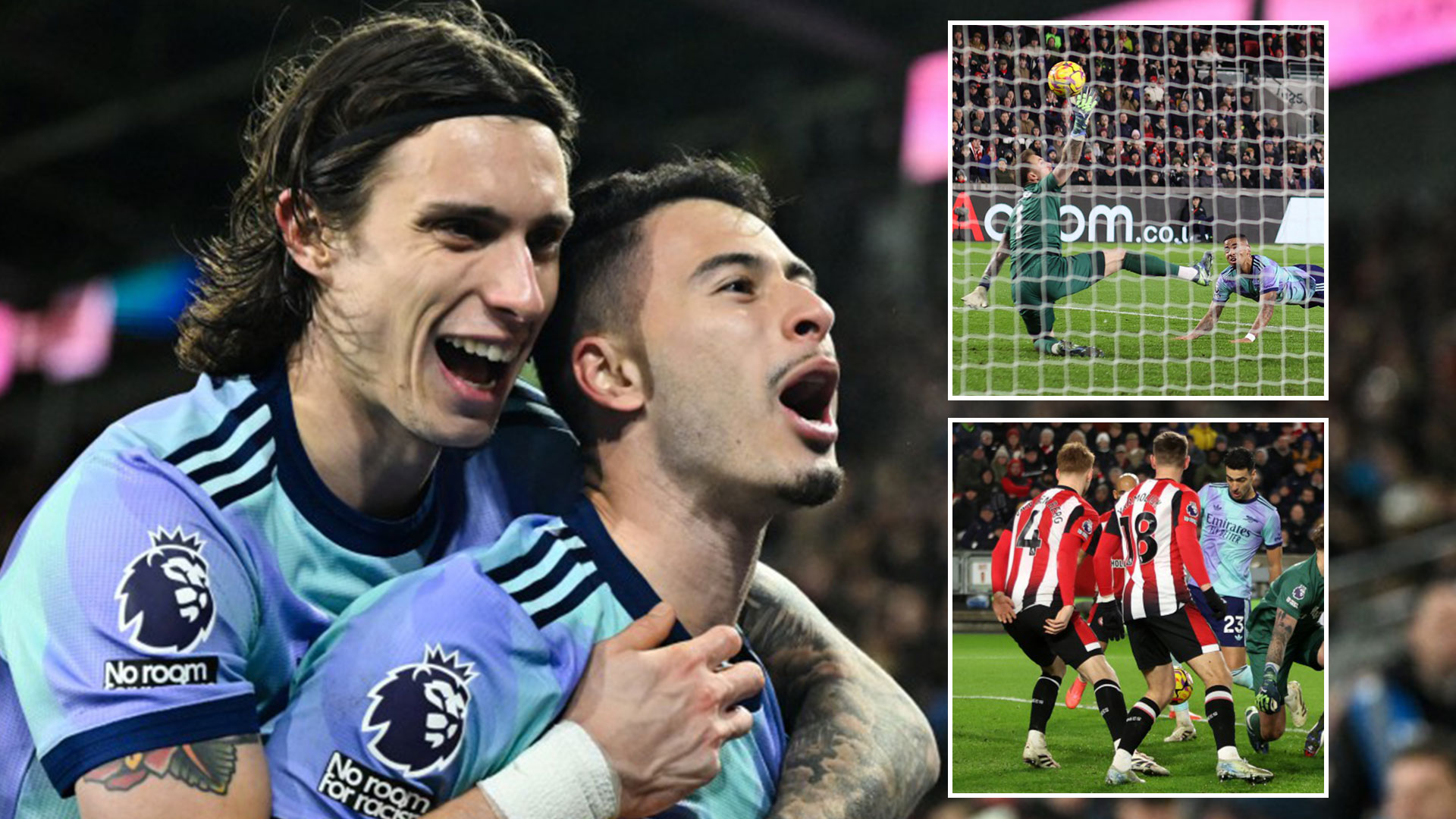 Brentford 1 Arsenal 3: Gunners start 2025 with a bang as Jesus, Merino and Martinelli seal fightback win from 1-0 down