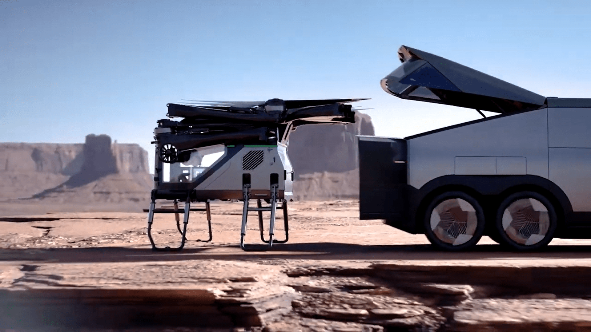 Chinese 'flying car' with foldable drone-like helicopter that pops out of the boot prepares for the skies