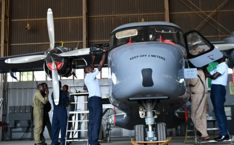 Excitement as NAF engineers revive aircraft grounded for 23 years