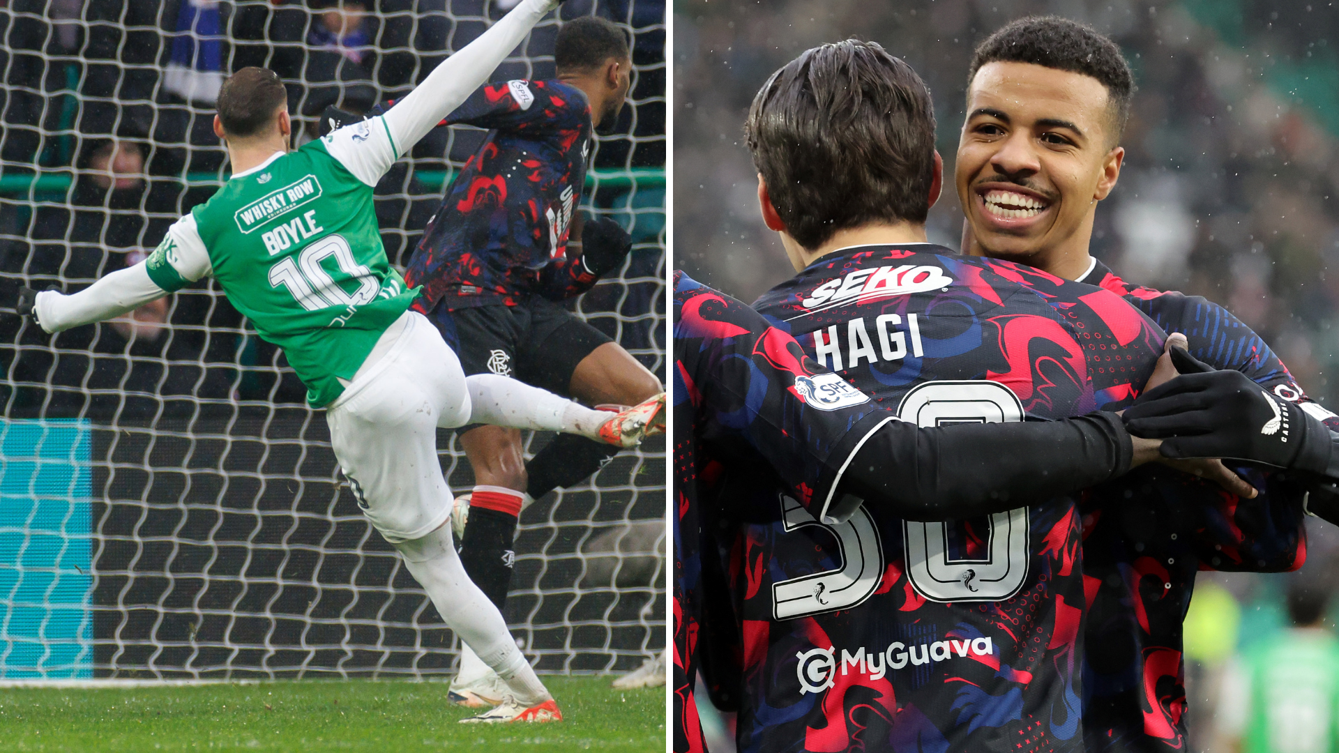 Hibs vs Rangers LIVE SCORE as Hamza Igamane nets his hat-trick to cancel out Martin Boyle's brace