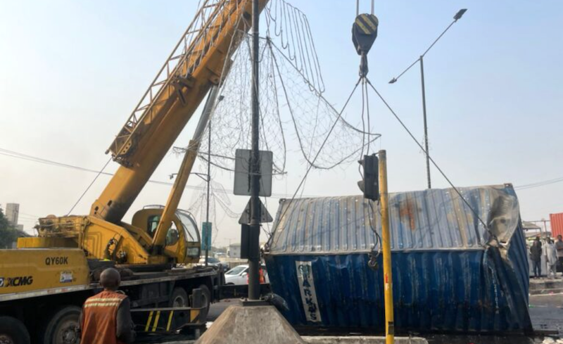 JUST IN: 1 dead, 3 injured in Lagos multiple accident