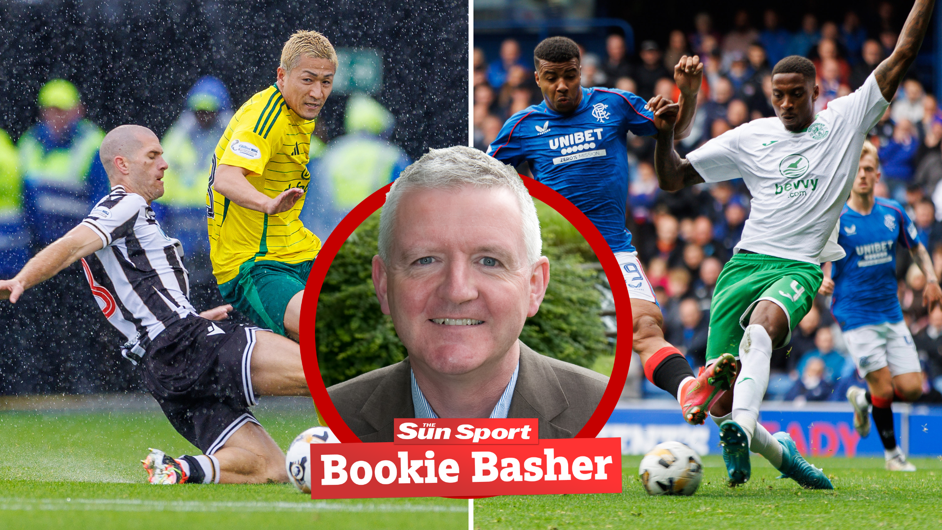 Jim Delahunt runs the rule over Celtic vs St Mirren, Rangers' trip to Hibs, all the weekend footie action plus his acca