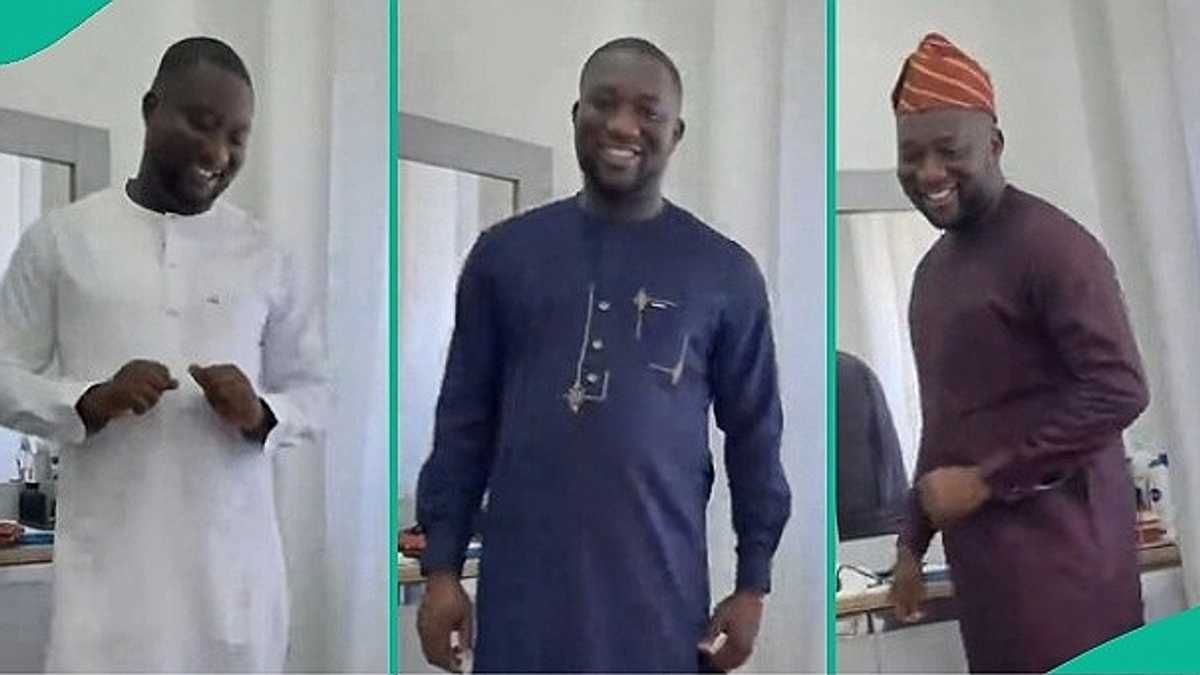 Man Dances For Joy as His Partner Gifts Him New Outfits in Video, People React