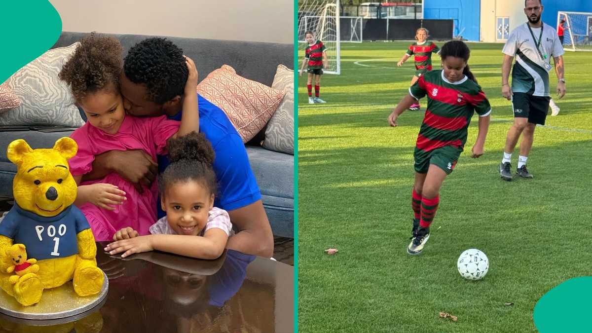 Mikel Obi Thrilled As Twin Daughter Scores Brace in School Team’s 4–0 Win