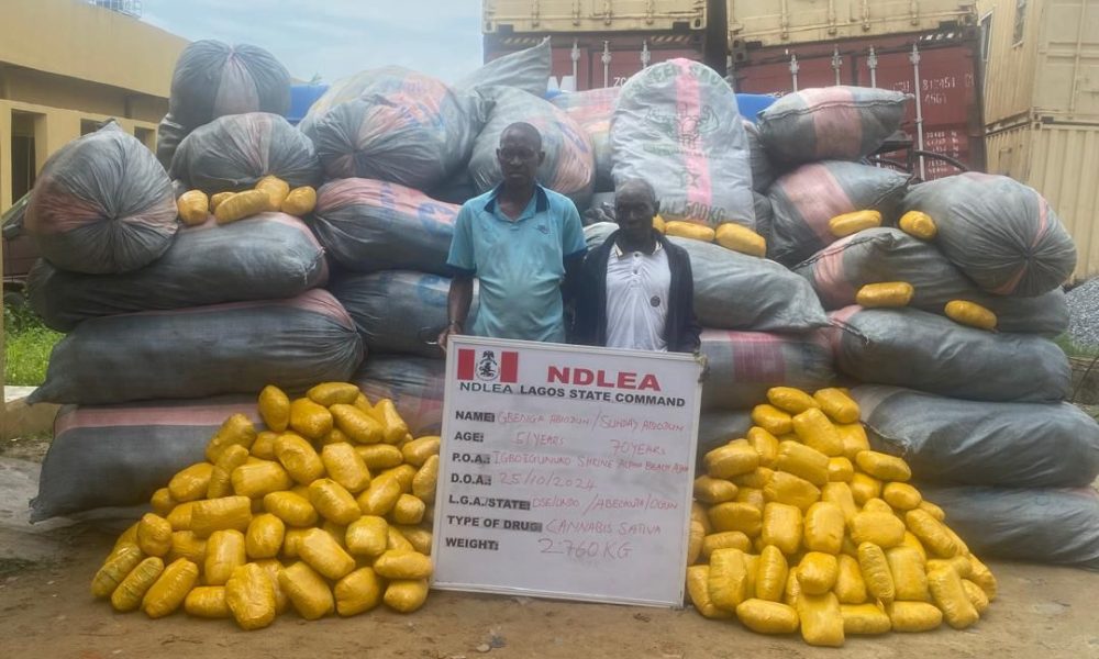 NDLEA Seizes Six Vehicles, 40ft Trailer Load Of Skunk, Intercepts Australia-bound Cocaine [Photos]