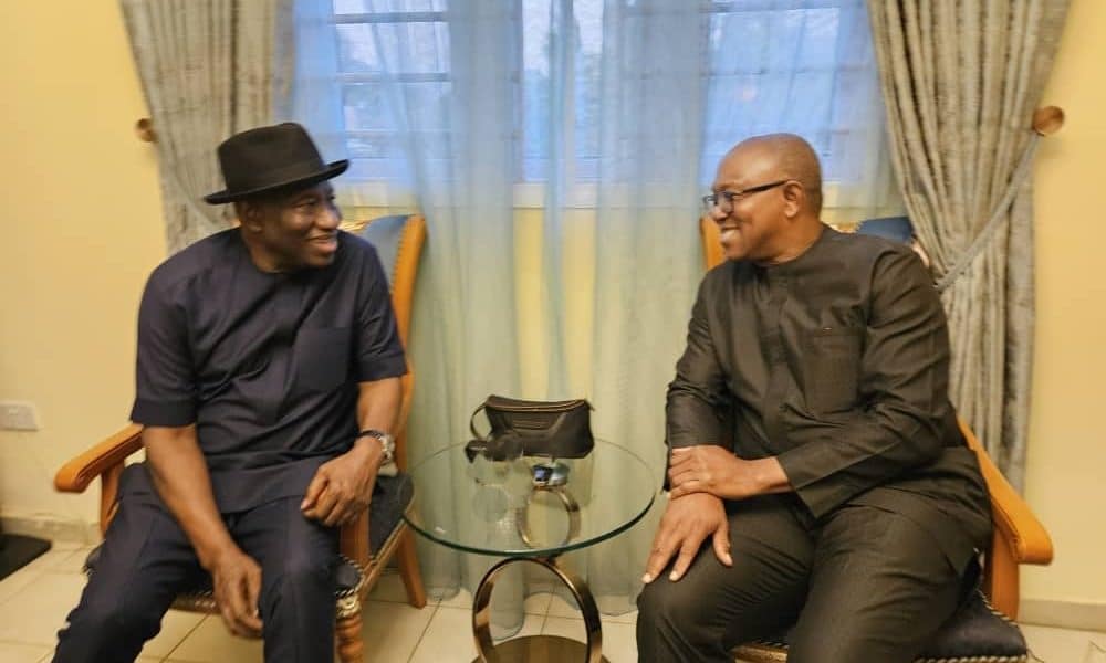 Peter Obi Meets Goodluck Jonathan To Discuss National Issues