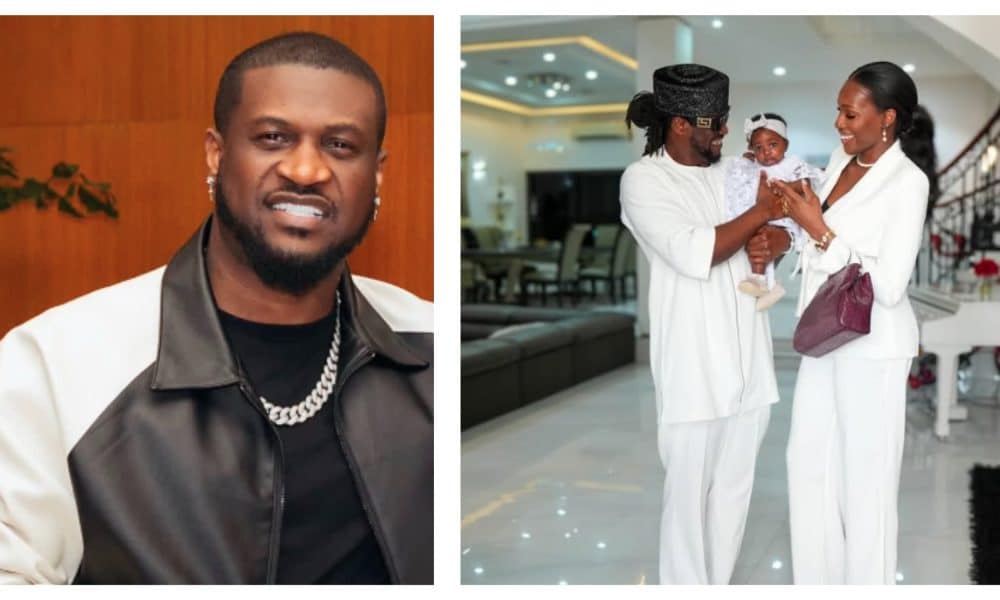 Peter Okoye Missing As Jude Accompanies Paul, His Wife To Their Daughter’s Dedication