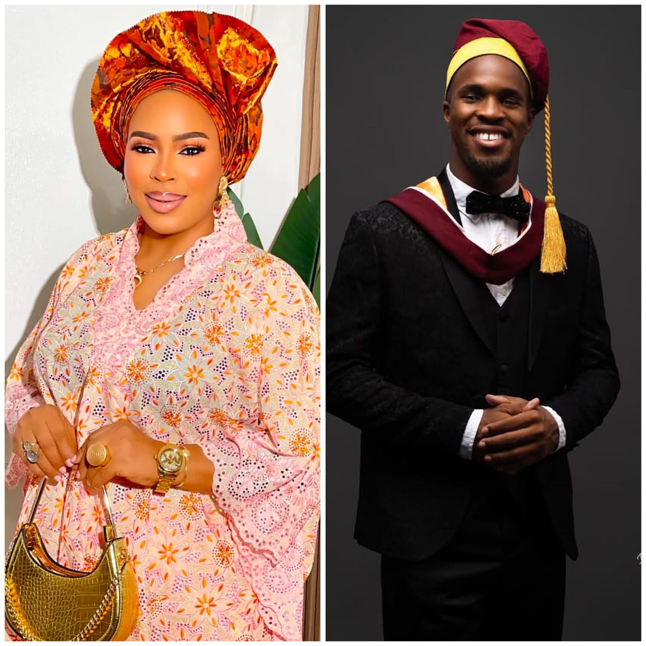 Saidi and Faithia Balogun's son bags first class from UNILAG