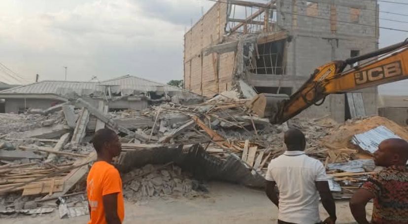 Seven Rescued As Building Collapses In Rivers State