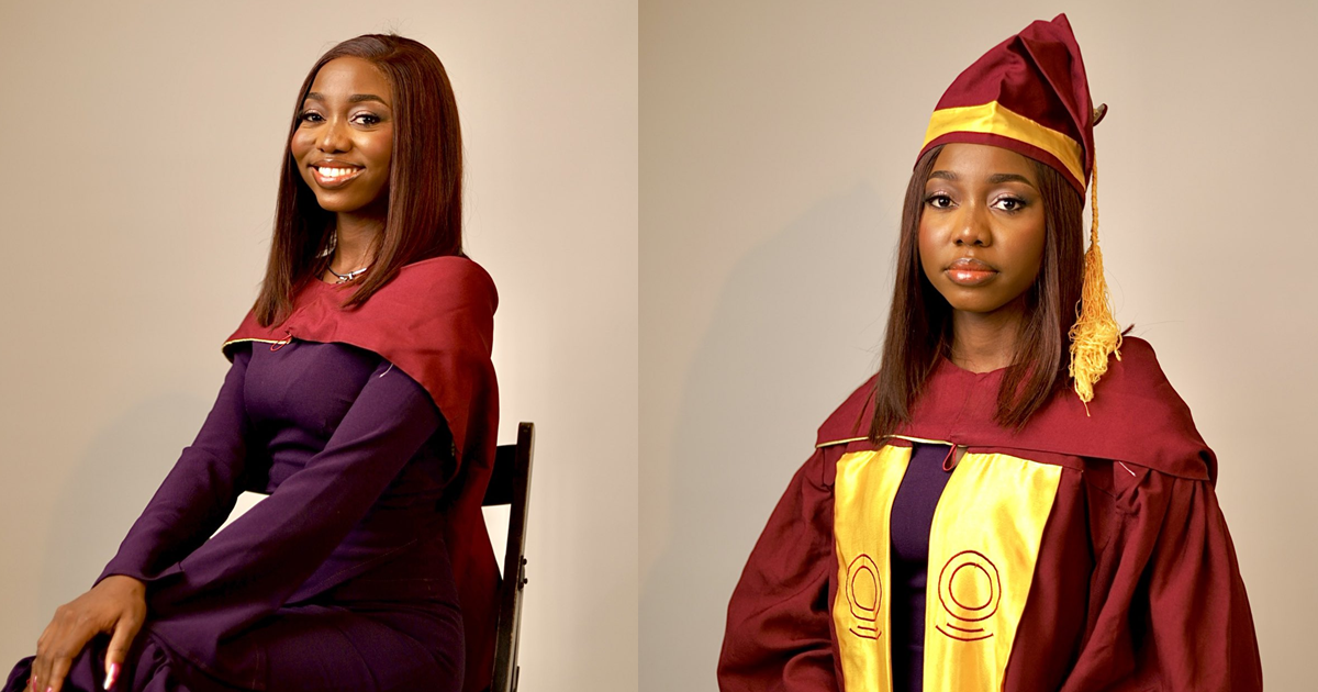 UNILAG 2024 graduate with 2.84 GP in year one graduates with a 4.57 (IMAGES)