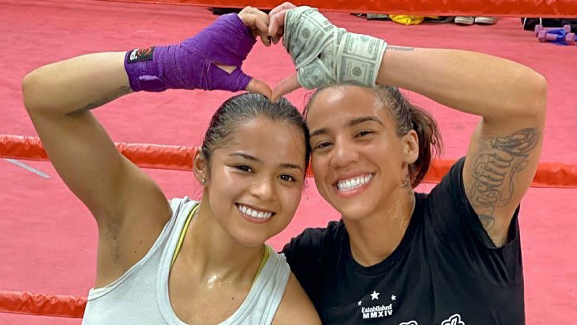 We just hit it off - Boxer Jessica Camara 'felt sparks' at weigh-in and got married two years after FIGHTING future wife