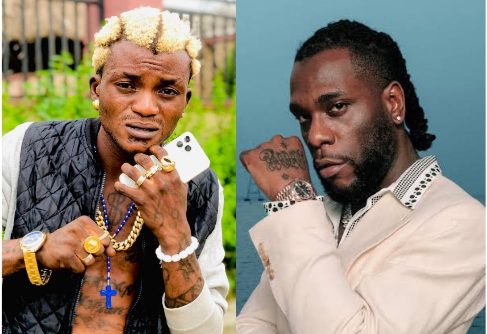 'You’re bigger than them’ — Portable hails Burna Boy amidst feud with Cubana Chief Priest