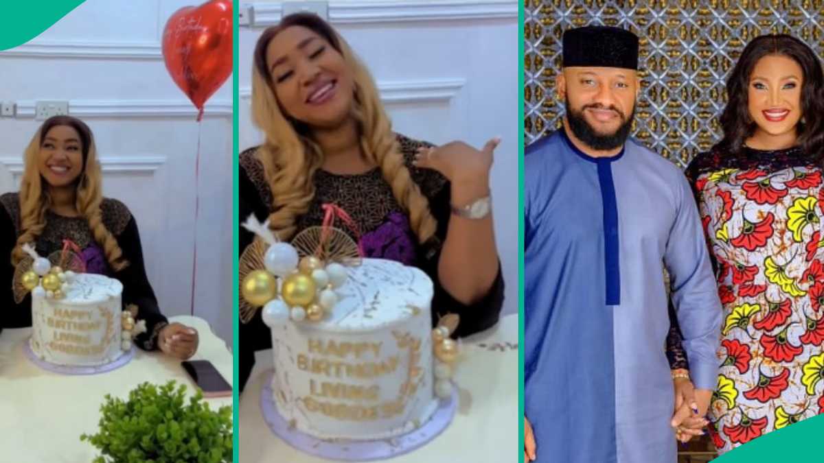 Yul Edochie, Others Sing at Judy Austin’s Parlour B’day Celebration, She Wishes for Peace in Video