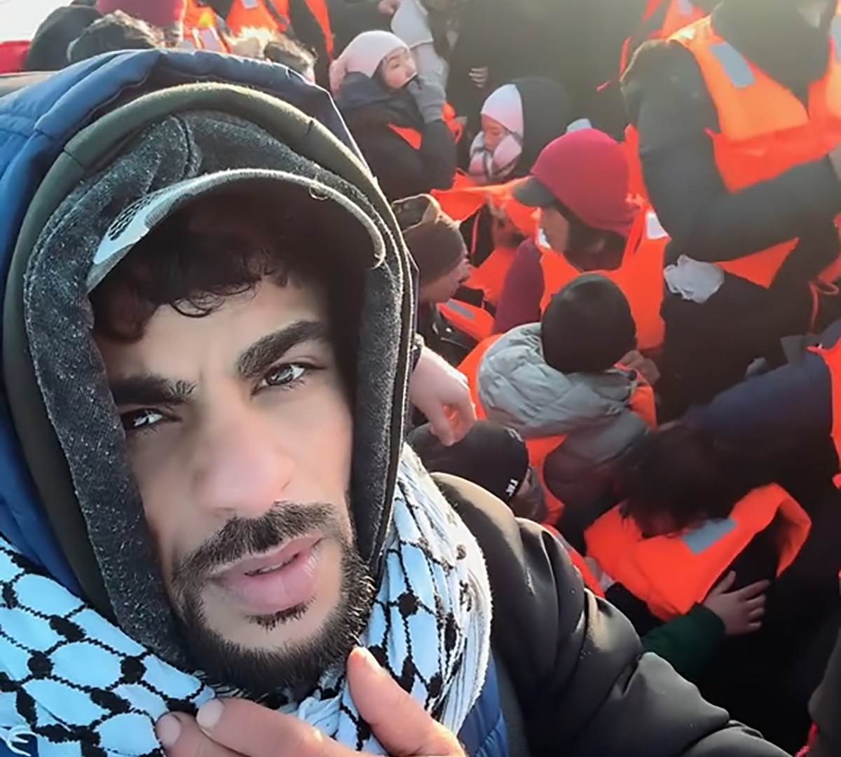 Fury after Hamas supporter from Gaza filmed himself arriving in Britain on cross-Channel boat